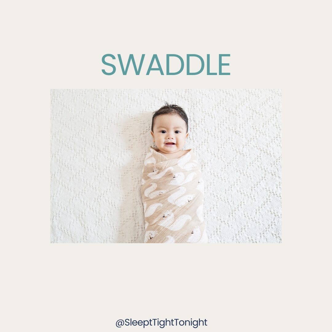 baby in swaddle