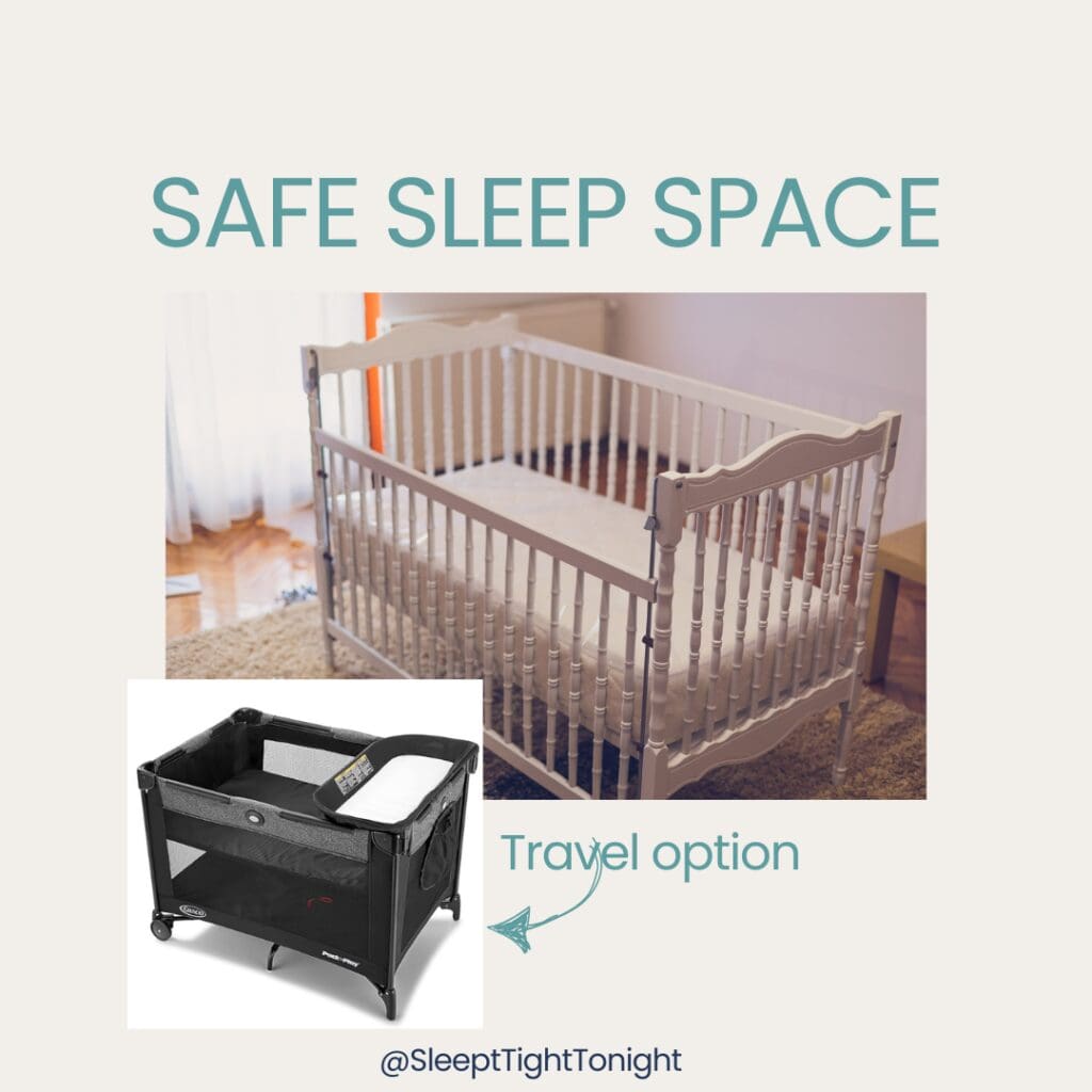 safe sleep space